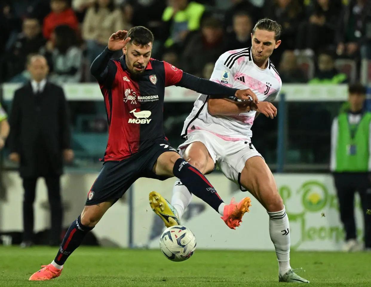 关于尤文图斯客场擒下卡利亚里,保持头名位置的信息 关于尤文图斯客场擒下卡利亚里,保持头名位置的信息